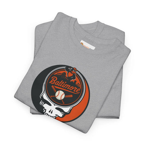 Grateful Dead - Baltimore Orioles Grateful Dead Steal Your Face T-Shirt - MLB - StealieShop